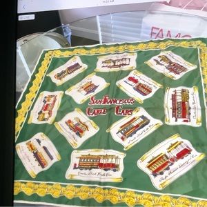 Vintage railroad scarf